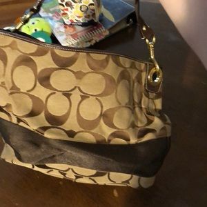 Coach signature purse